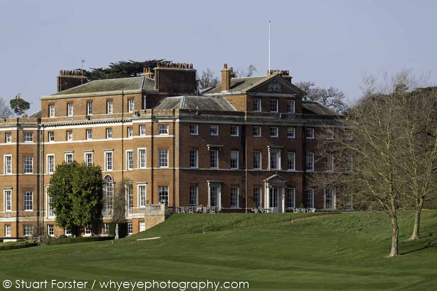 Photography of Brocket Hall Estate in Hertfordshire on a bright spring day.