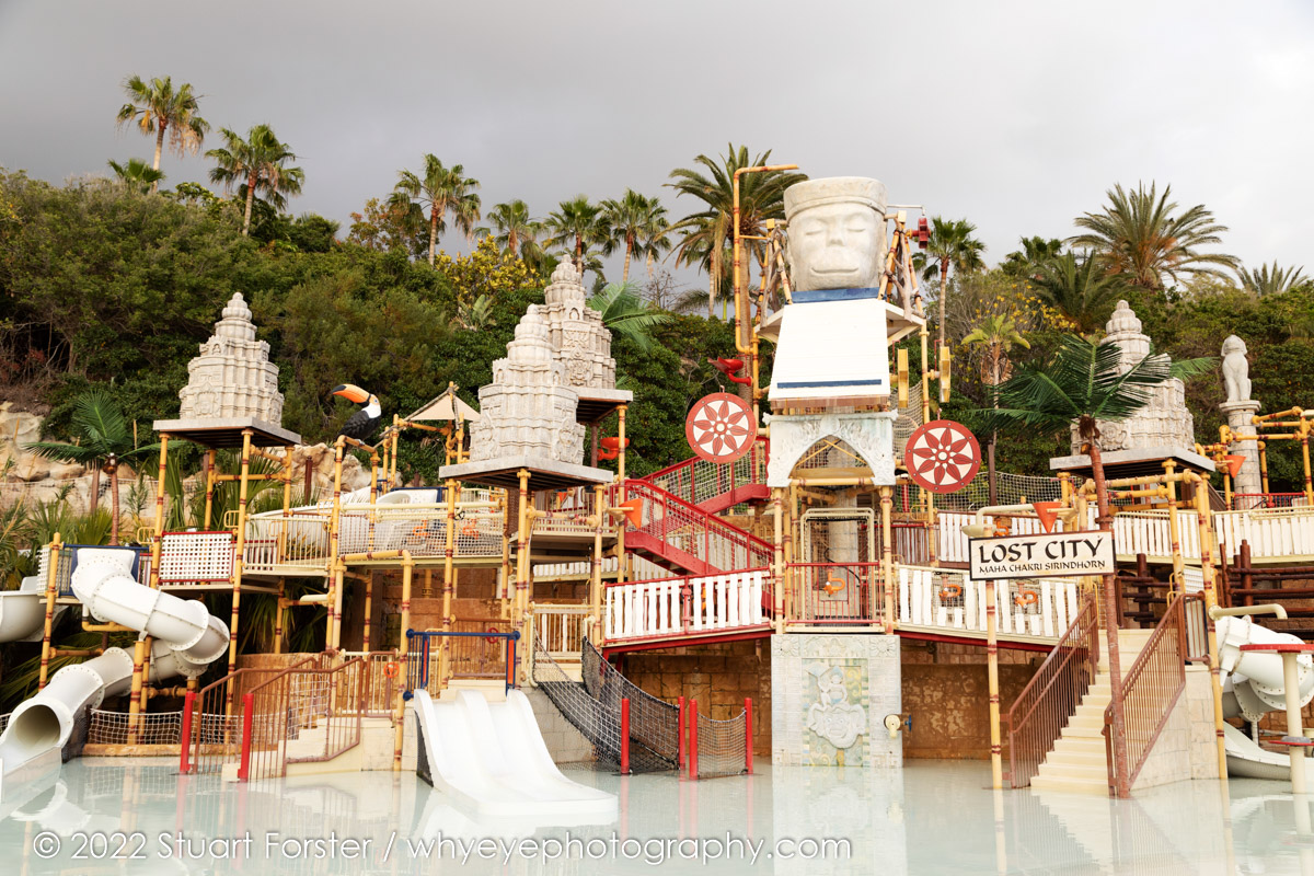 One of the attractions in the Siam Park, the popular water park in the Costa Adeje region of Tenerife.